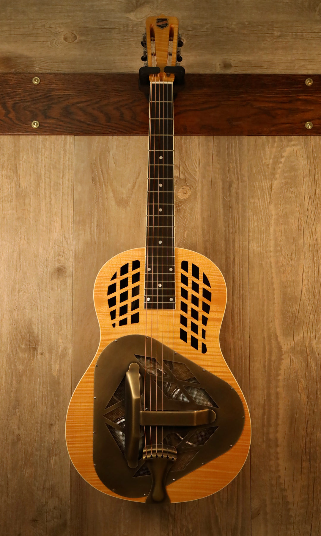 National M1 Tricone Deep Body - Figured Maple (New)